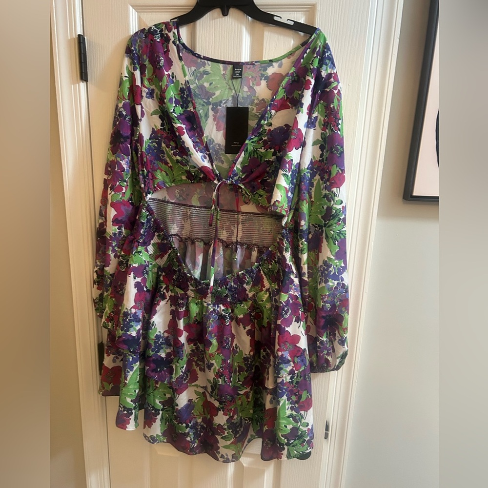 Floral Long Sleeve Dress